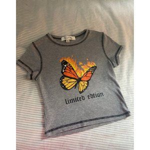 Vine and Valley Cropped Graphic Shirt M